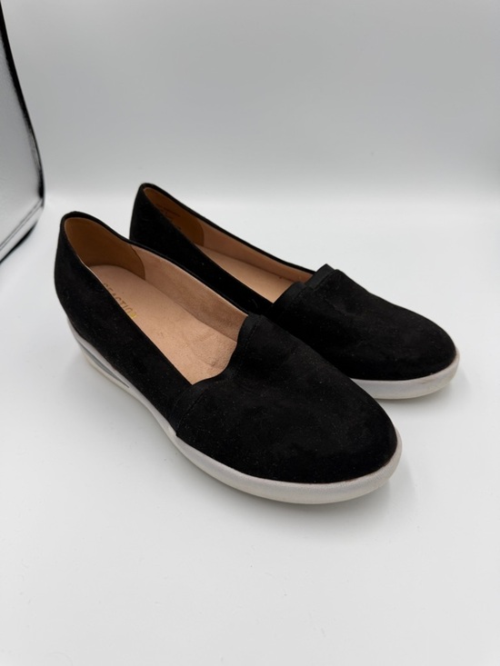 Kenneth Cole Reaction Shoes - Kenneth Cole Reaction Women’s Size 9 Black Suede Slip-On Flats Shoes Sneakers